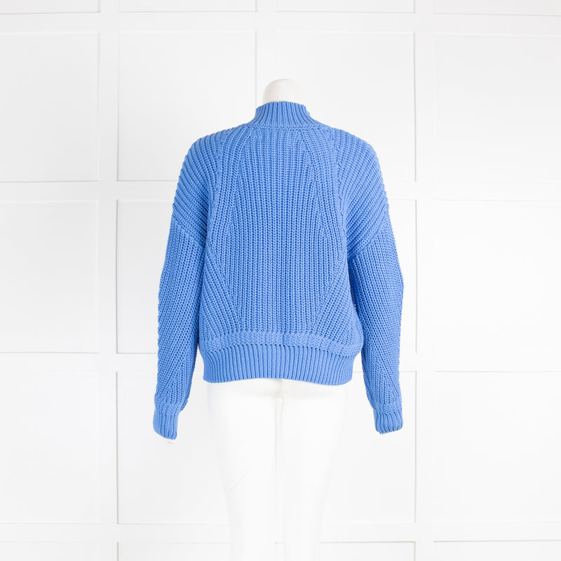 Mos Mosh Blue Chunky Knit Jumper