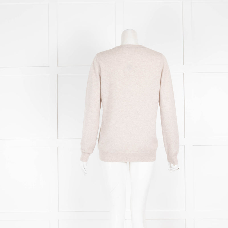 Brunello Cucinelli Beige Cashmere Sweater