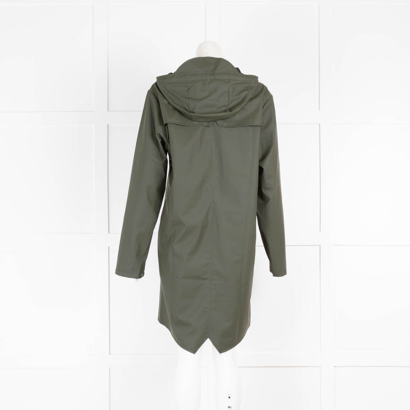 Rains Khaki Waterproof Jacket