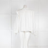 Bella Dahl White Frill Blouse with Tie