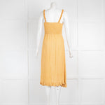 Faithfull the Brand Yellow Strap Sundress