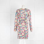 Stine Goya Floral Patterned Ruched Front Dress