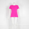 J.Crew Bright Pink Cashmere Short  Sleeve Sweater