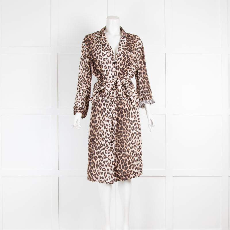 La Prestic Ouiston Animal Print Mini Dress