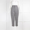 Masscob Grey Houndstooth Wool Trousers