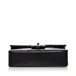 Chanel Small Black Leather Double Flap