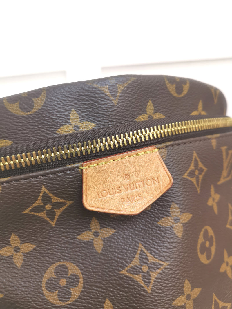 Louis Vuitton Nice Beauty Case Monogram Mini Brown in Canvas with Gold-tone  - US