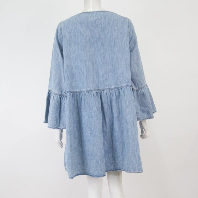 MM6 Light Blue Denim Mini Dress