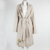 The Elder Statesman Oatmeal Maxi Cardigan